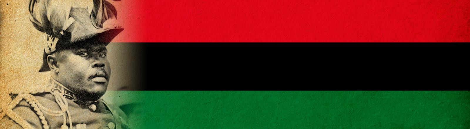 非洲国旗和马库斯·加维